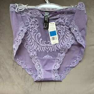 Natori Feathers Hipster Brief NWT - Purple Haze, XL